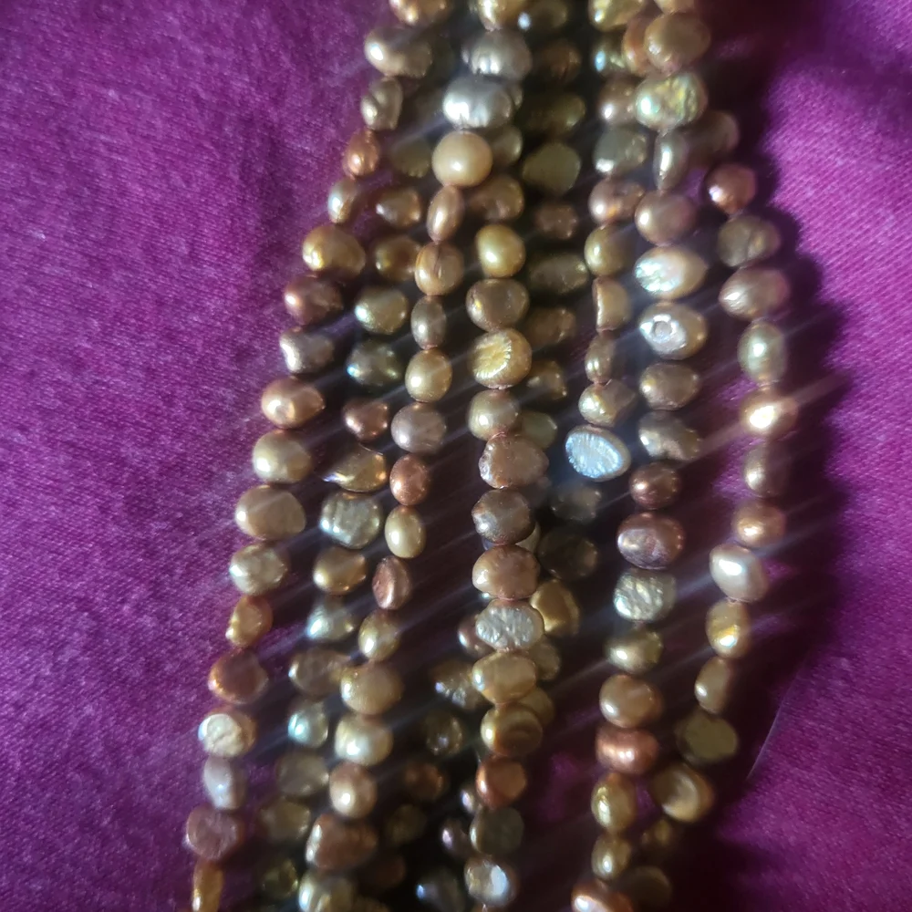 Silpada Multi-Strand Freshwater Pearl Necklace, Retired - Picture 3 of 4